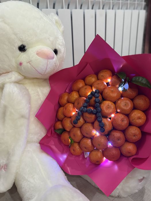 Букеттер тәтті мандариндерден