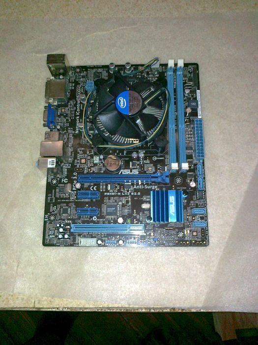 Продавам комплект - дъно, процесор и охлаждане LGA1155