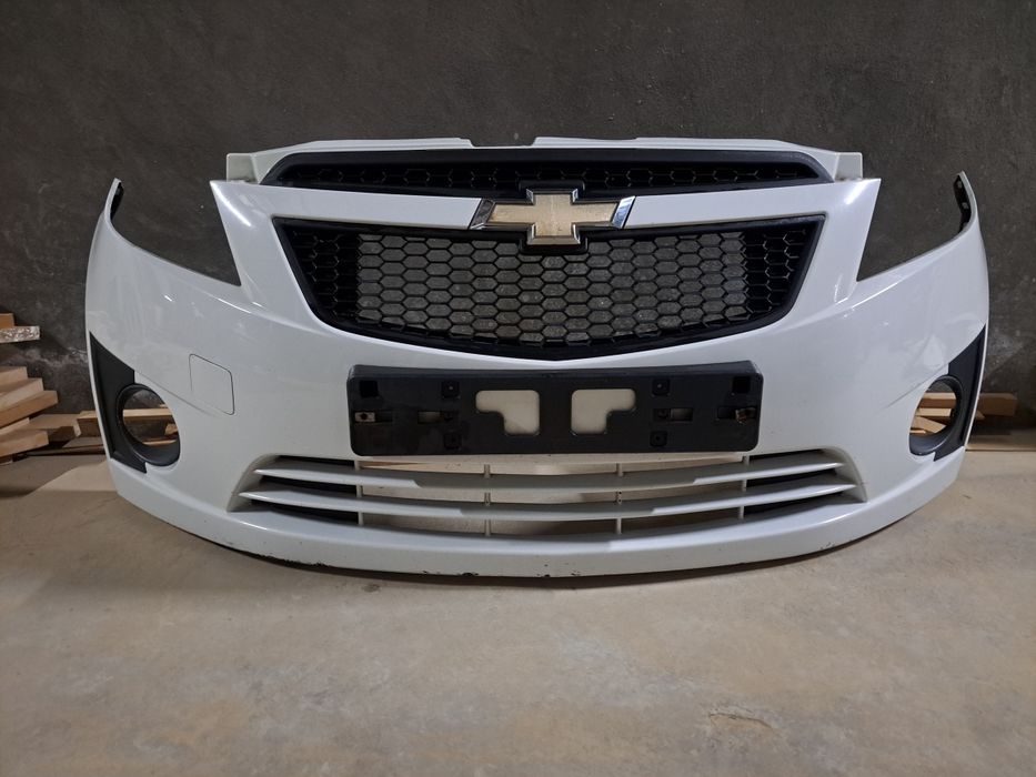 Спарк бампер  стальной ок ранг