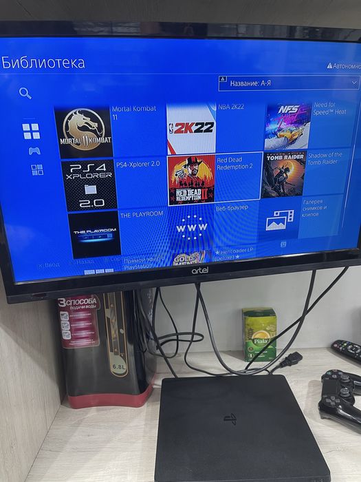 Pleysteshin 4  1tb 16ta o'yinlari  bor