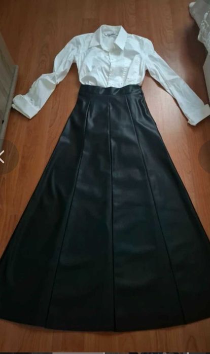Fustă imitație piele xs