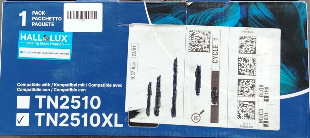 Toner imprimanta Brother TN-2510-XL Hallolux - TN2510XLL [#11573#]