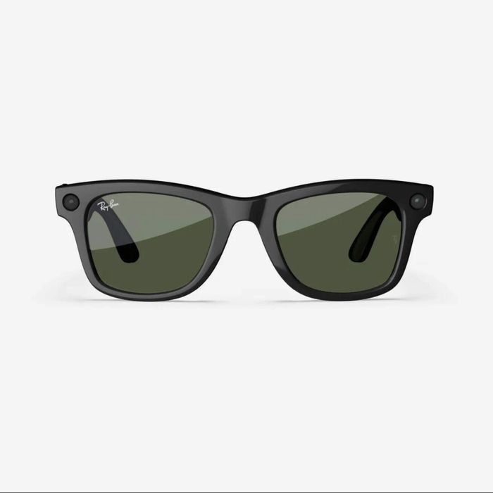 NEW Ray-Ban Meta Wayfarer, Shiny Black-Green