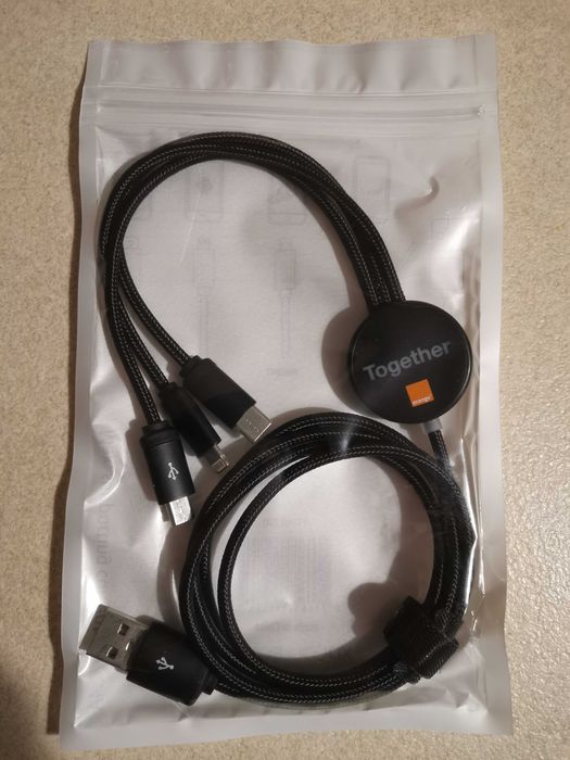 Cablu alimentare usb-c, micro usb pentru Android si iPhone
