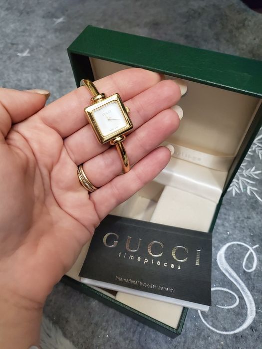 Ceas Gucci Vintage placat cu aur