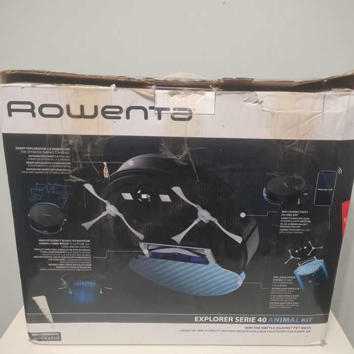 Прахосмукачка-робот Rowenta RR7267 Explorer 40 Animal, Alexa, Mop