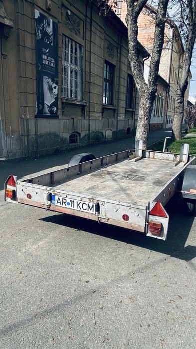 Remorcă Rema 1000, 1000 kg, frânată, stare foarte bună