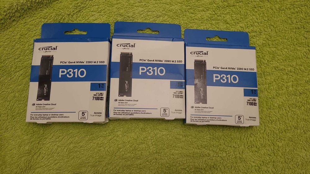 SSD Crucial P310 de 1TB PCI Express 4.0 , nou , sigilat , 7100 MB/s