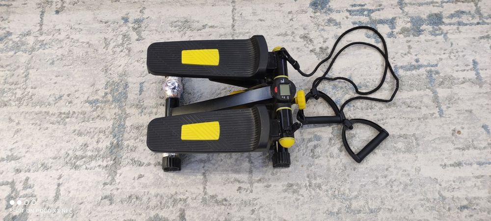 Мини-степпер с эспандерами (2 в 1)