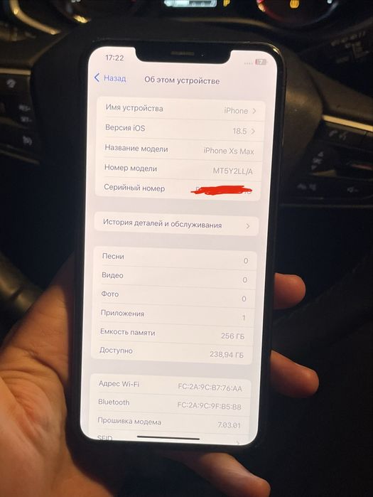 Iphone XsMax 256 gb ideal