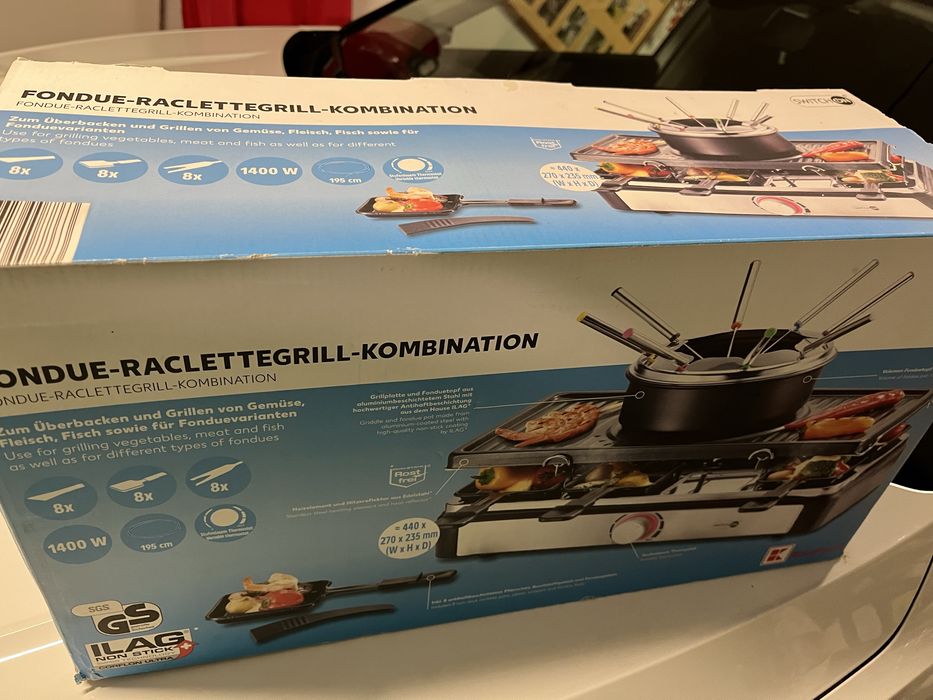 Фондю и раклет грил - нов комбиниран уред