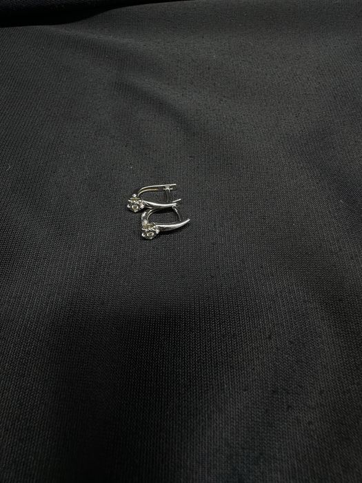 Бриллиантовые серьги 2.45 гр/Ortalyq