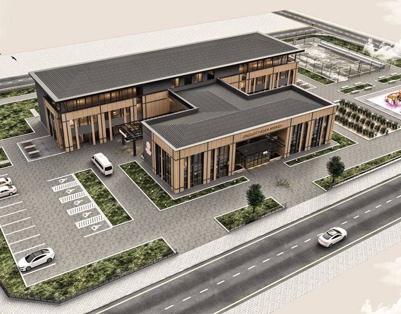 2 здания соединеных между собой Круг Рохат 2814 м2