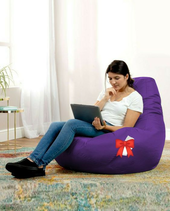 Барбарон пуф круша ХL (празен калъф)