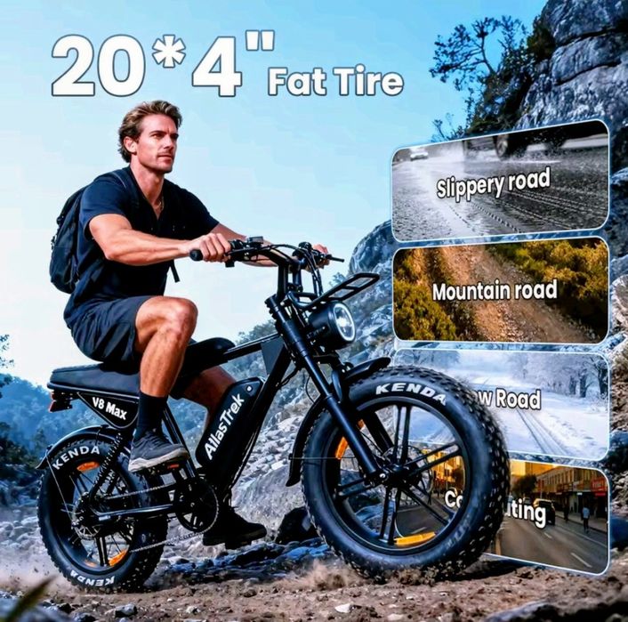 Bicicletă Electrică Fat Bike V8 MAX