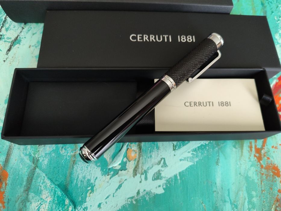 Stilou metalic CERRUTI 1881, nou, autentic