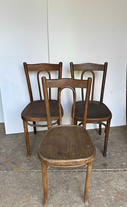 5 buc Scaun Vintage din Lemn Stil Thonet; Scaune