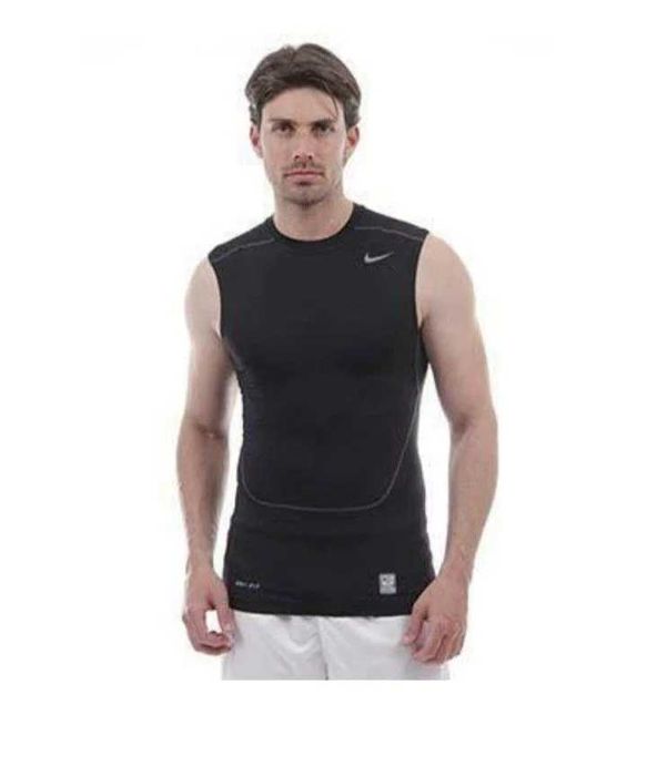 Найк Nike Pro Combat Compression Dri Fit тениска без ръкави потник XL