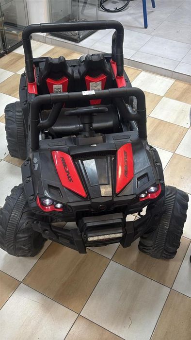 Masinuta electrica cu roti din cauciuc 12V Nichiduta UTV Pro Red -A-