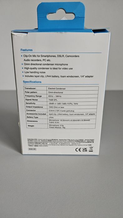 Microfon lavaliera Boya M1