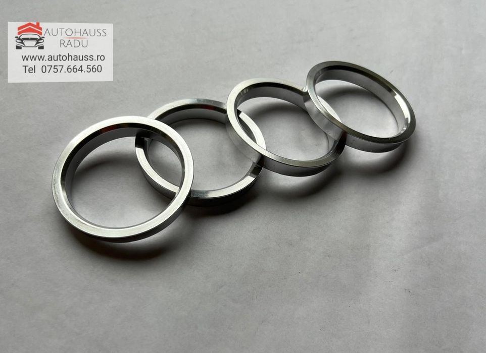 Inele de centrare din Aluminiu 66.6 x 57.1 Jante VW Audi Mercedes BMW
