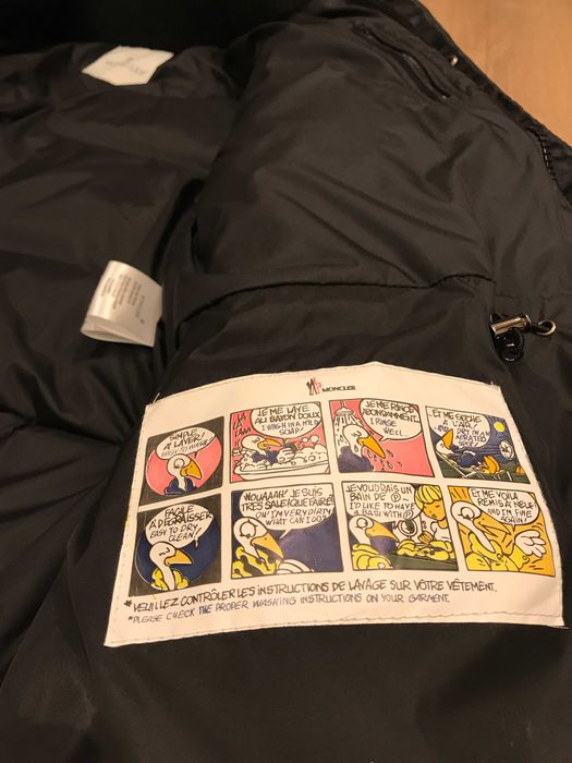 MONCLER, зимно яке, черно, Размер: М