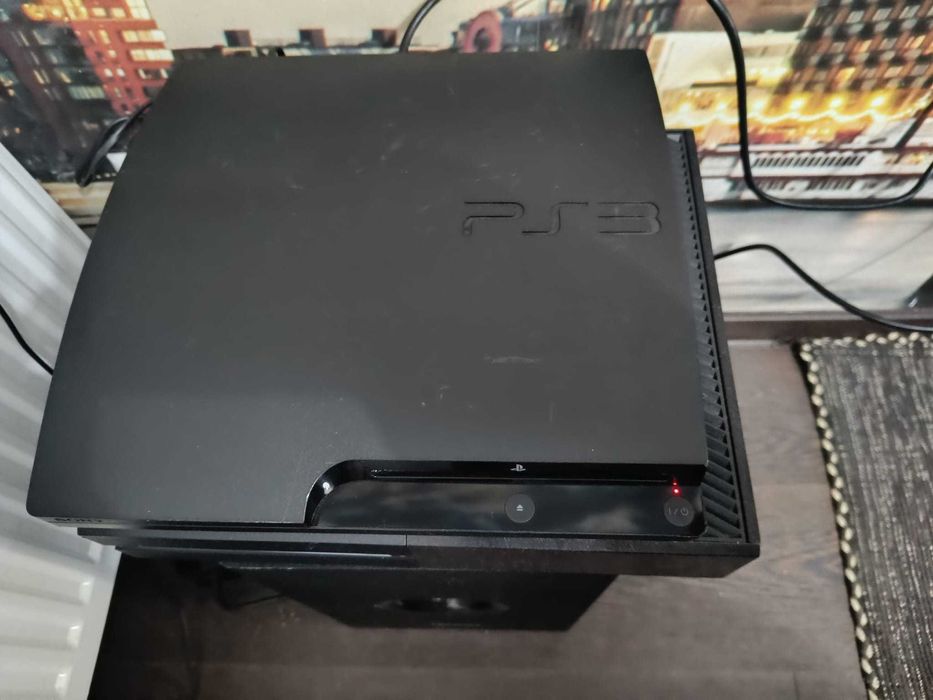 ps3 slim functional 100% + 9 jocuri