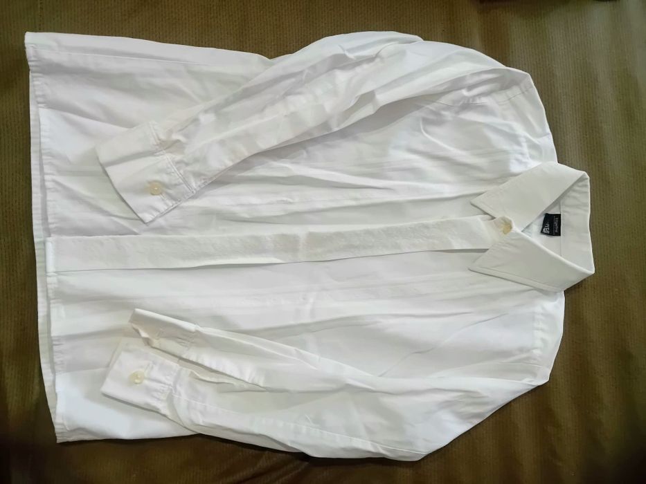 Camasa alba baiat 52 cm lungime