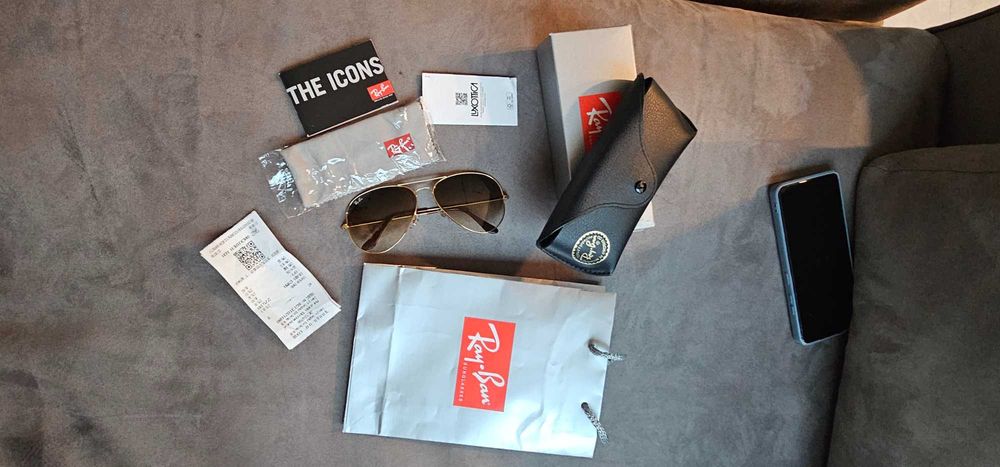 2бр. НОВИ Очила Ray Ban 1 за 199лв,2 за 360лв.от Opticlasa с касова б.