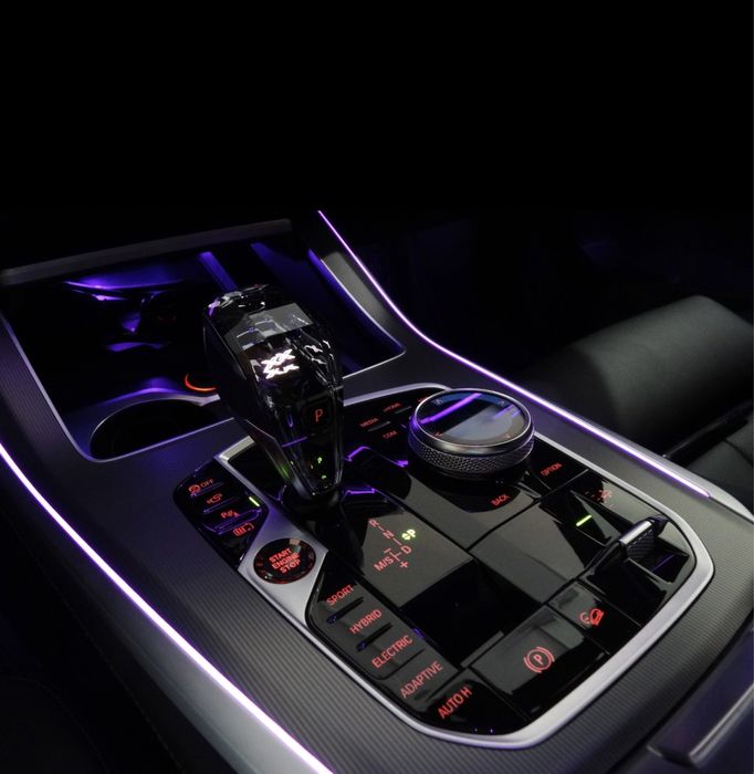 SET Crystal Swarovski Maneta Schimbator Joystick Bmw X5 X6 X7 G05 G06