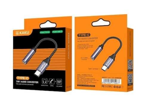 Cablu Audio Adaptor, Convertor Jack (3.5mm) la conector Type-C (USB-C)