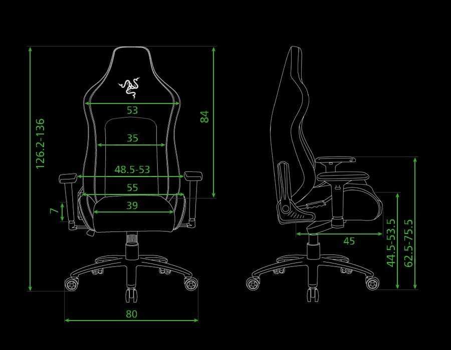 Игровое кресло Razer Iskur Black