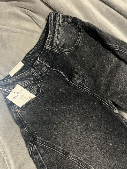 Дънки балон с камъчета