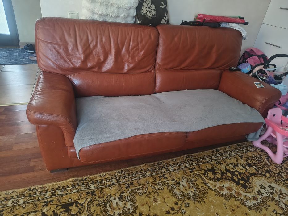 Canapea extensibila din piele
