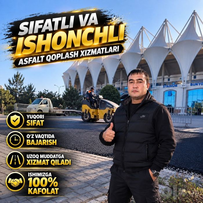 Asfalt xizmatlari, Asfalt ishlari