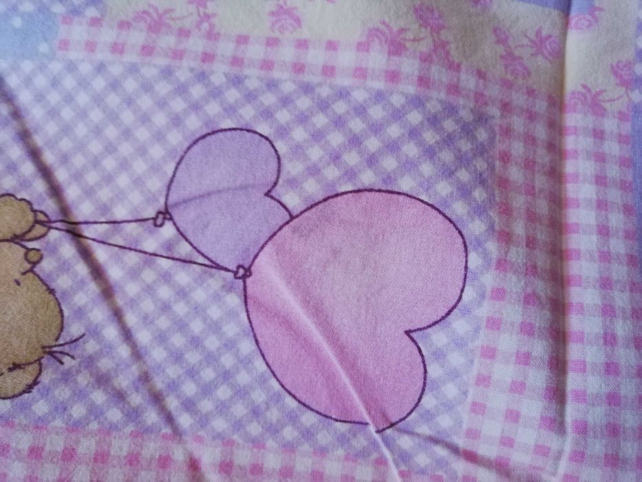 Спални комплекти/бельо с мечета, облачета и цветя за кошара 60х120