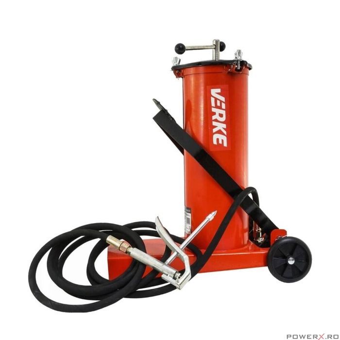 Pompa manuala pentru gresat, capacitate rezervor 6 Litri, furtun 4 m,