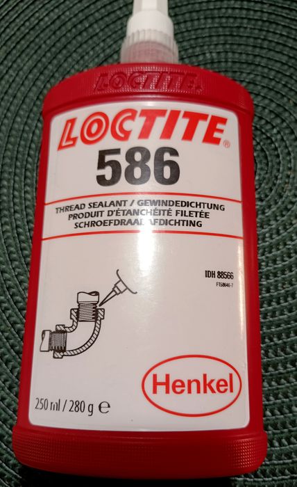 Уплътнител за резби висока якост Loctite 586 - 250ml