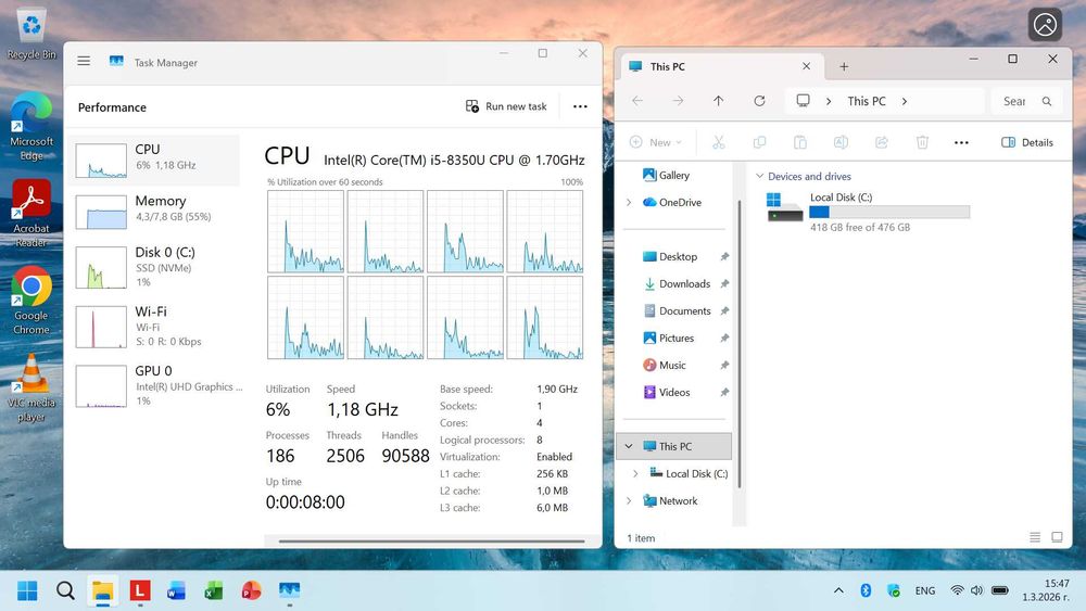Lenovo ThinkPad X380 Yoga 13.3 inch | Intel i5 8350U|8GB RAM|512GB SSD