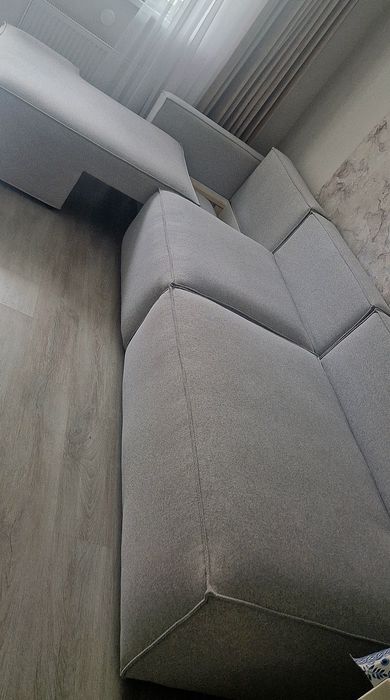 Диван большой угловой серый - 320см