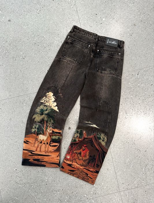 Vescartes embroidery jeans / дънки с бродерия