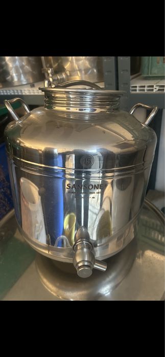 Италиански инокс съд SANSONE 15 л – нов, професионален