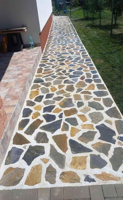 Piatra naturala de munte de Grecia 100%. Lucrez în toată Țara