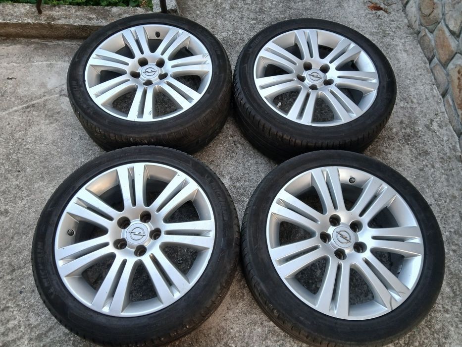 Оригинални Алуминиеви джанти 17цола за Opel Meriva.astra.zafira.vectra .Meriva.corsa OPC.5×110.Alfa Romeo. Saab.