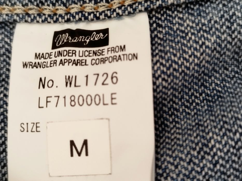 Джинсовая винтажная куртка Wrangler