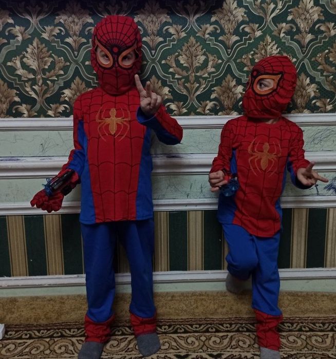 Одежда карнавальные костюмы супергероев.Хлопок