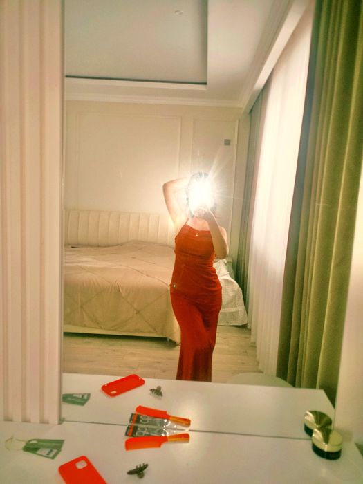 койлек кызыл /красное платье вечерный