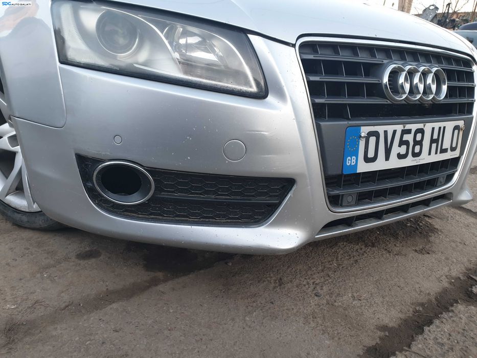 Bara Spoiler Fata Goala Dezechipata Cu Locas Senzor Parcare Audi A5 2008 - 2011 Culoare LX7W [K1443]