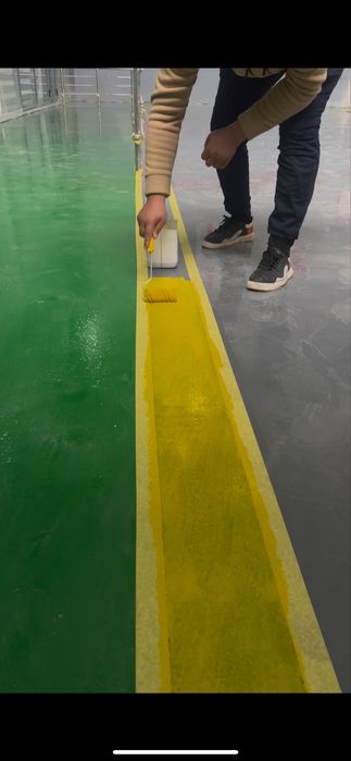 Epoksit pol qoplamasi Mustahkam va chiroyli pol