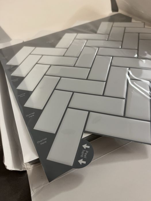 Folie adeziva autocolanta 3D pentru bucatărie - 15 buc 30x30 - noua